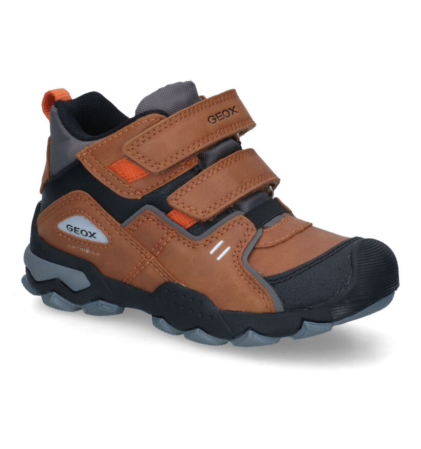 Geox Amphibiox Bruine Bottines in kunstleer (295099)