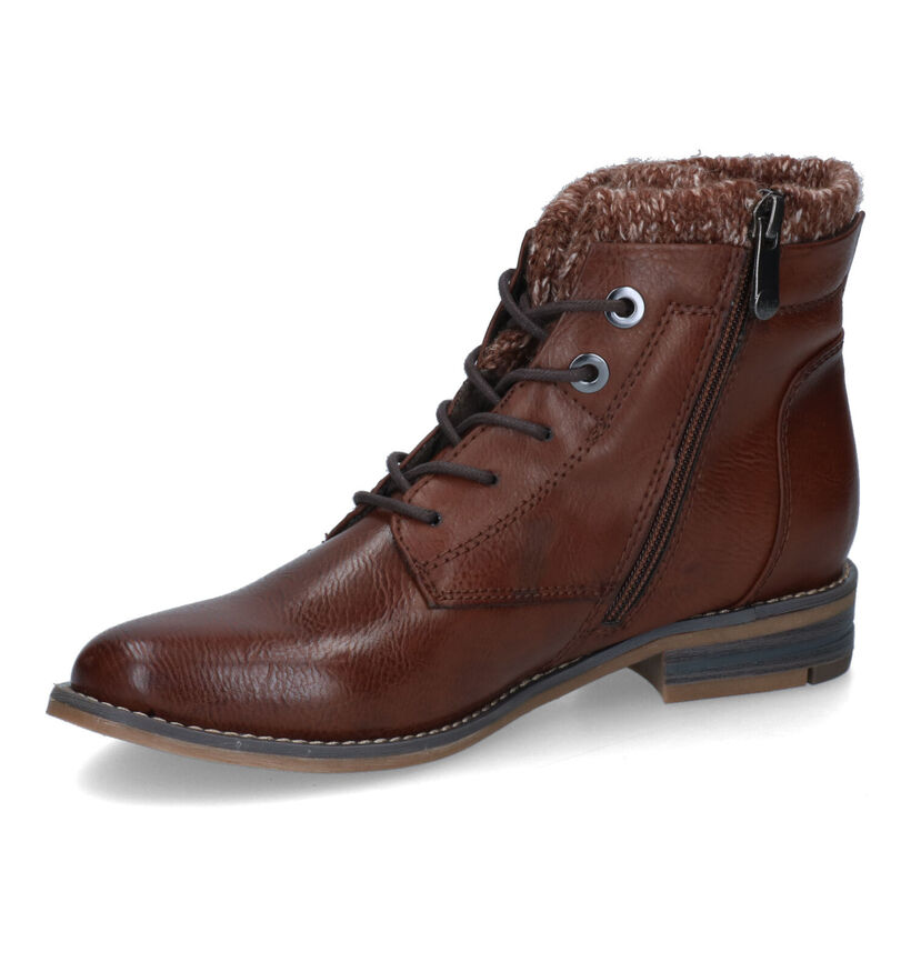 Marco Tozzi Bottines à lacets en Marron pour femmes (315581)