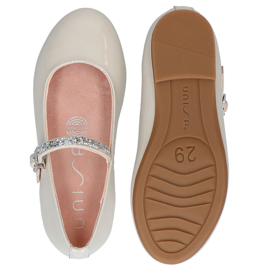 Unisa Clervy Ballerines en Beige en cuir (288836)