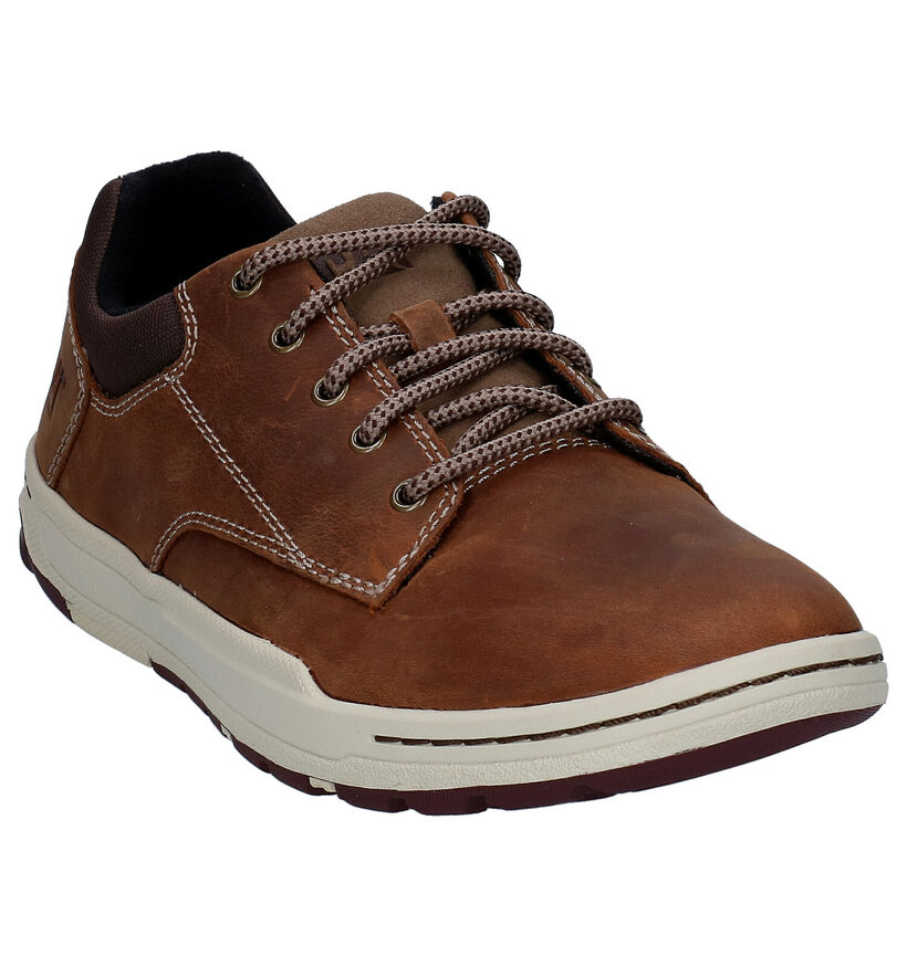 Caterpillar Colfax Chaussures à lacets en Brun en textile (295141)