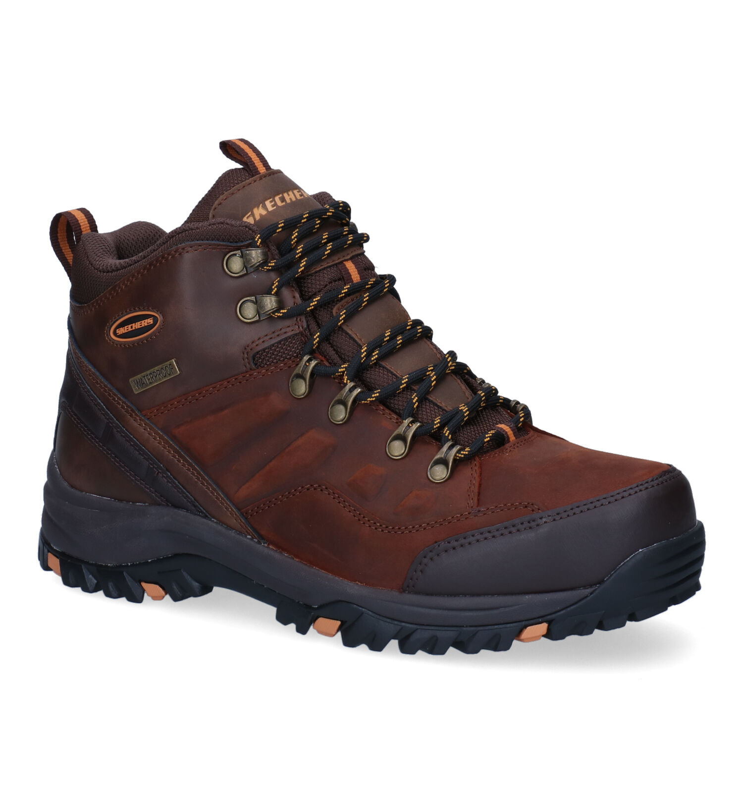 Skechers Relment Traven Bruine Wandelschoenen Heren