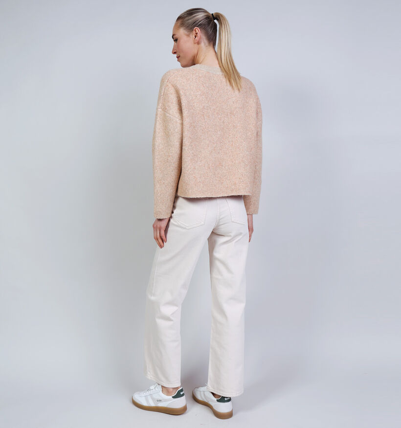 Orfeo Hermione Beige Trui met Palmbomen voor dames (371926)