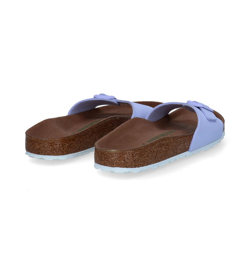Birkenstock Madrid Birko-Flor Witte Slippers voor dames (338044)