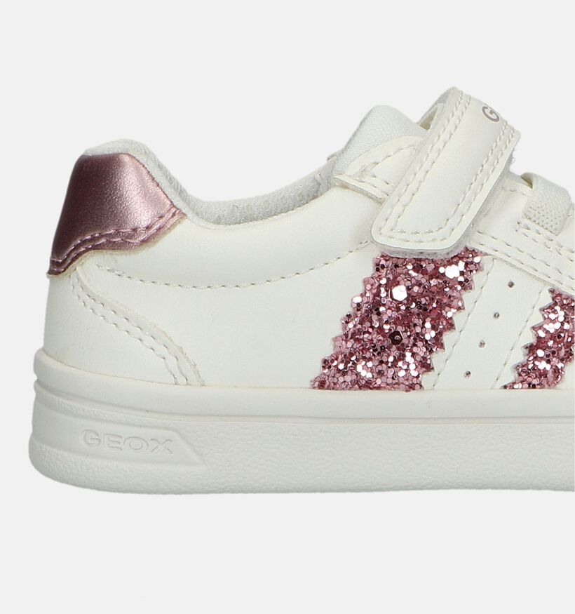 Geox Djrock Witte Sneakers voor meisjes (330114) - geschikt voor steunzolen