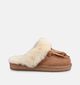 Nathan-Baume Pantoufles ouvertes en Camel pour femmes (380285)
