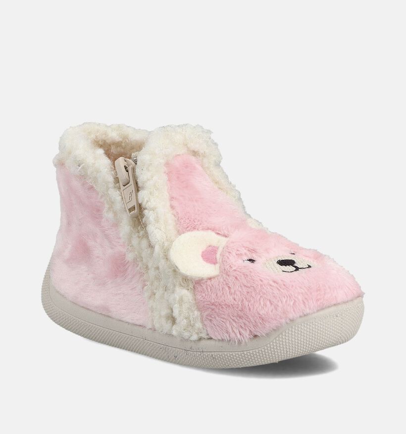 Milo & Mila Roze Pantoffels voor meisjes (364916) - geschikt voor steunzolen
