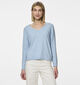 Pieces Bree LS Lichtblauwe Pull voor dames (367044)
