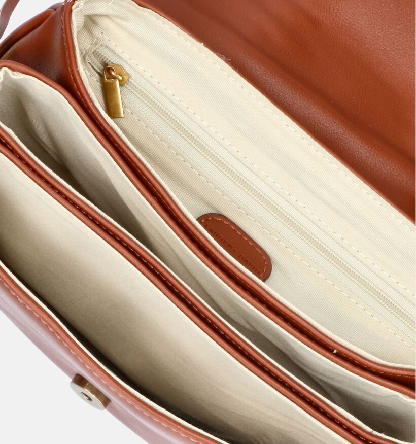 Laurent David Mila Sac porté croisé en Cognac pour femmes (349769)