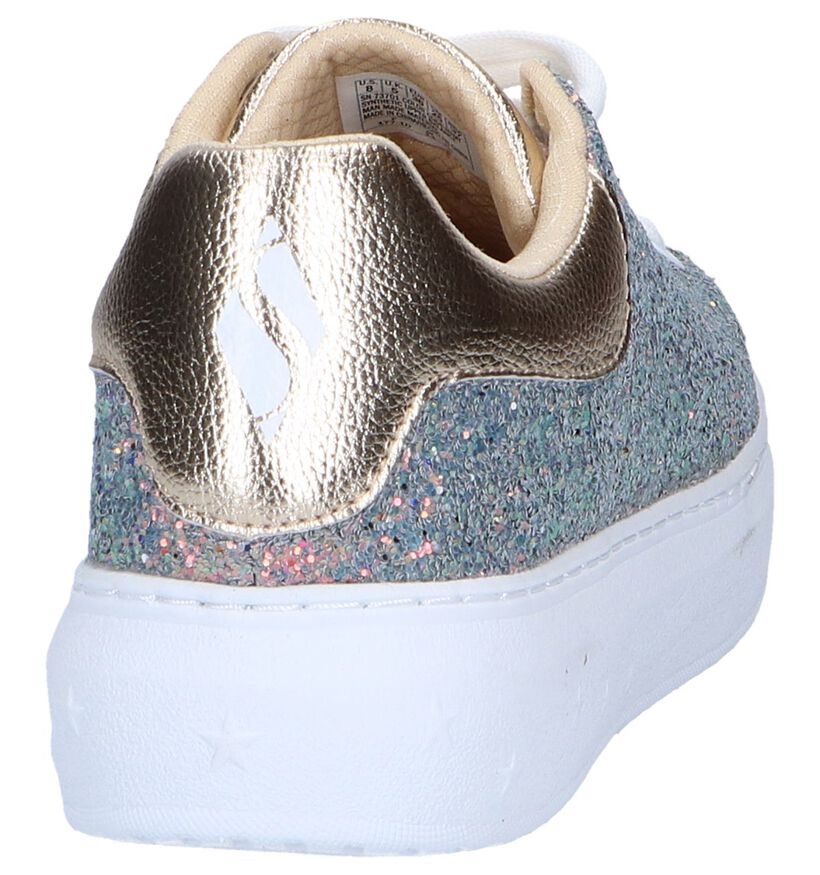 Gouden Geklede Sneakers Skechers High Street in kunstleer (251941)