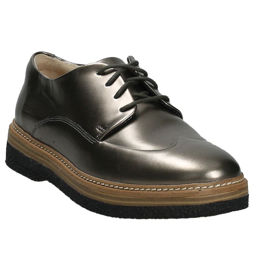 Clarks Zante Zara Veterschoen Brons in leer (201416)