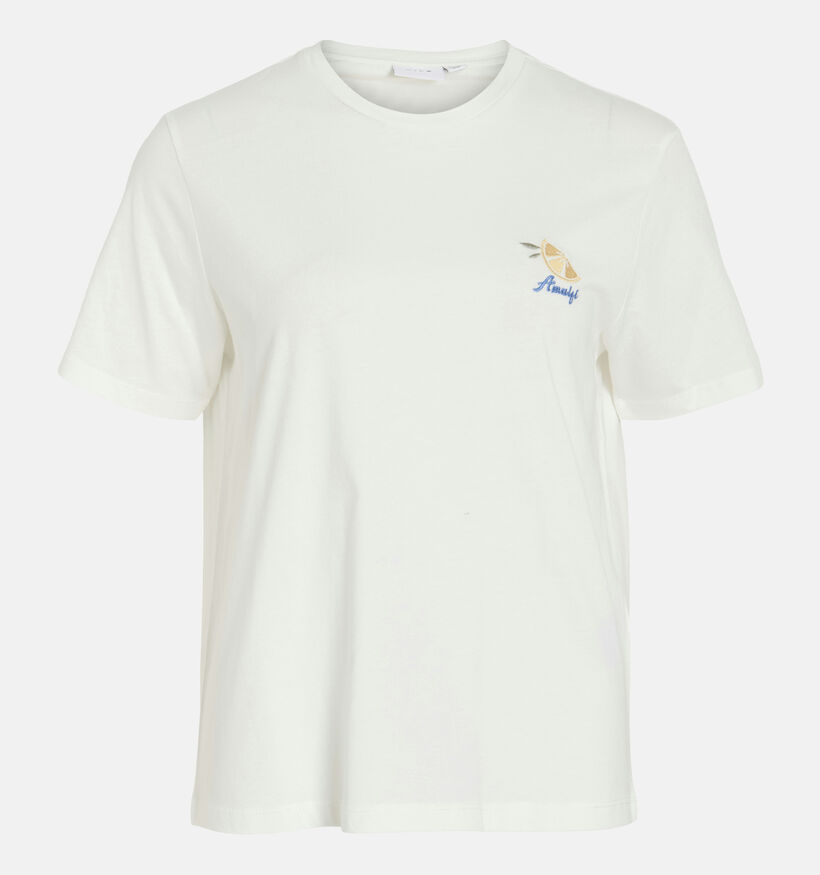 Vila Virana Witte T-shirt voor dames (361407)