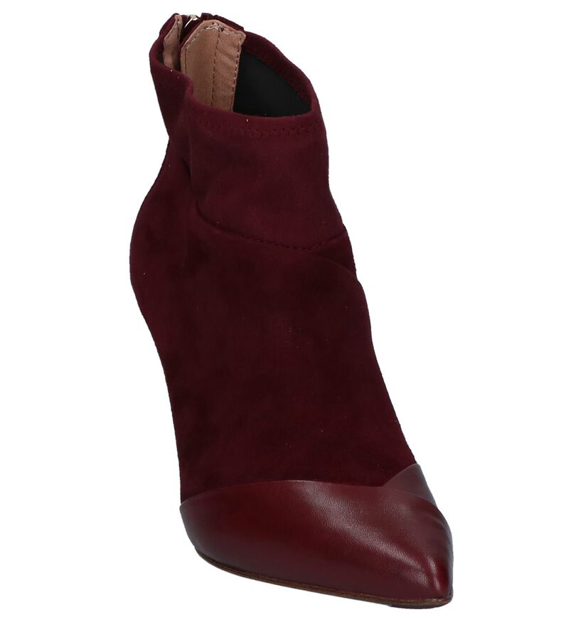 Tamaris Heart & Sole Bottillons en Bordeaux en cuir (226750)