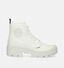 Palladium Pallabase Twill Witte Sneakers voor dames (336486)