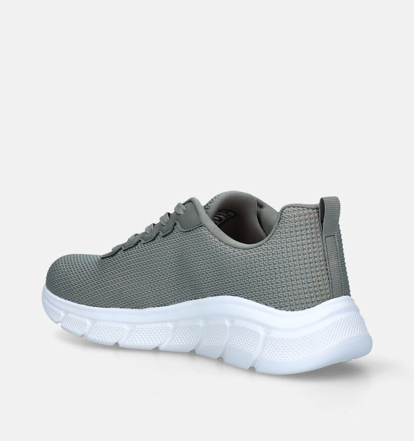 Skechers Bobs Sport B Flex Visionary Baskets en Vert Khaki pour femmes (350362)