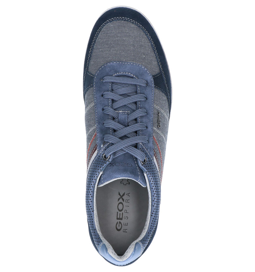 Geox Renan Donkerblauwe Sneakers in stof (266709)