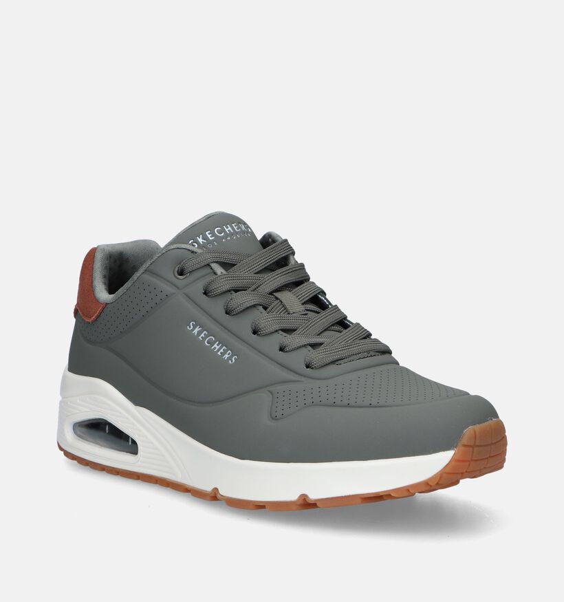 Skechers Uno Suited On Air Zwarte Sneakers voor heren (350322)
