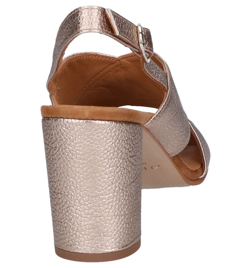 JHay Sandales à talons en Or rose en cuir (247956)