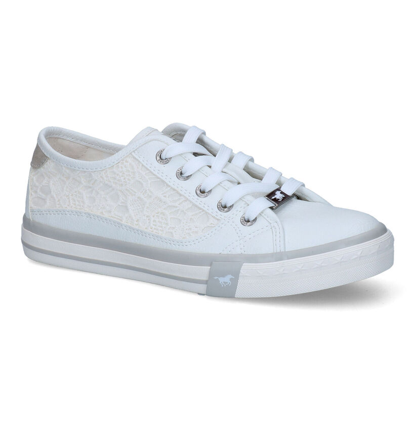 Mustang Witte Sneakers voor dames (303687)