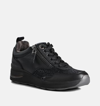 Tamaris Chaussures plates Noir/Cognac