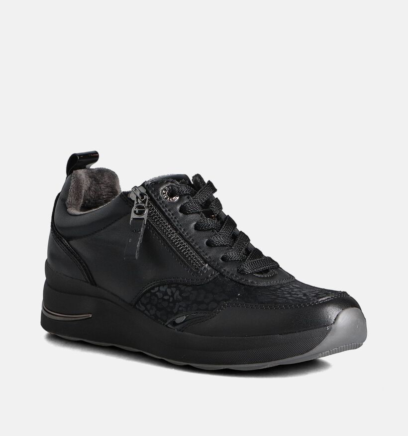 Tamaris Comfort Zwarte Sneakers voor dames (360418) - geschikt voor steunzolen