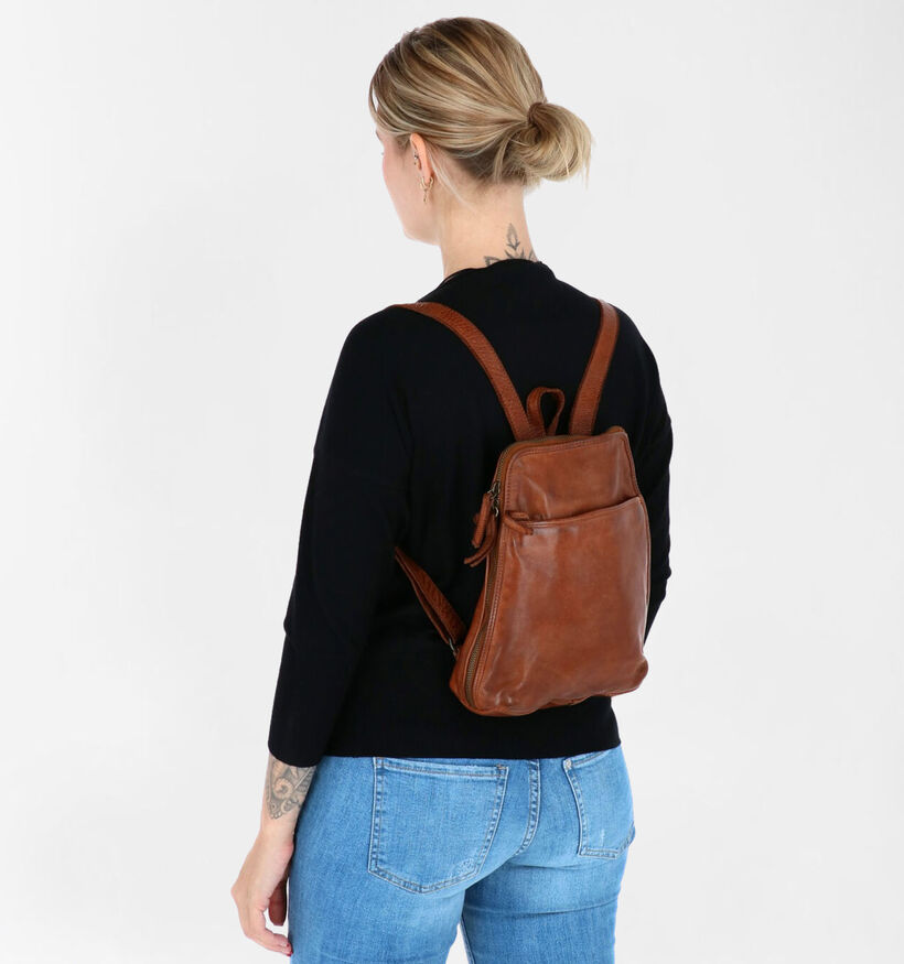 Bear Design Sac à dos en noir pour femmes (342798)