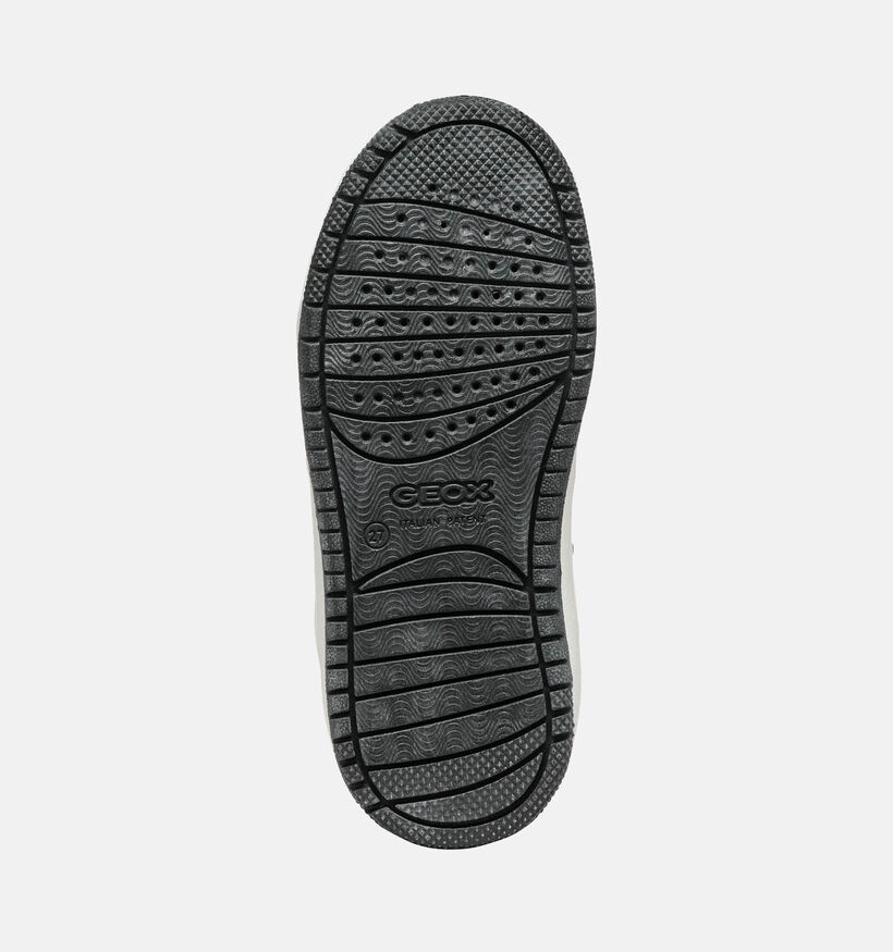 Geox Washiba Baskets en Noir pour filles (345915) - pour semelles orthopédiques