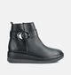 Mephisto Badia Bottines plates en Noir pour femmes (362822) - pour semelles orthopédiques