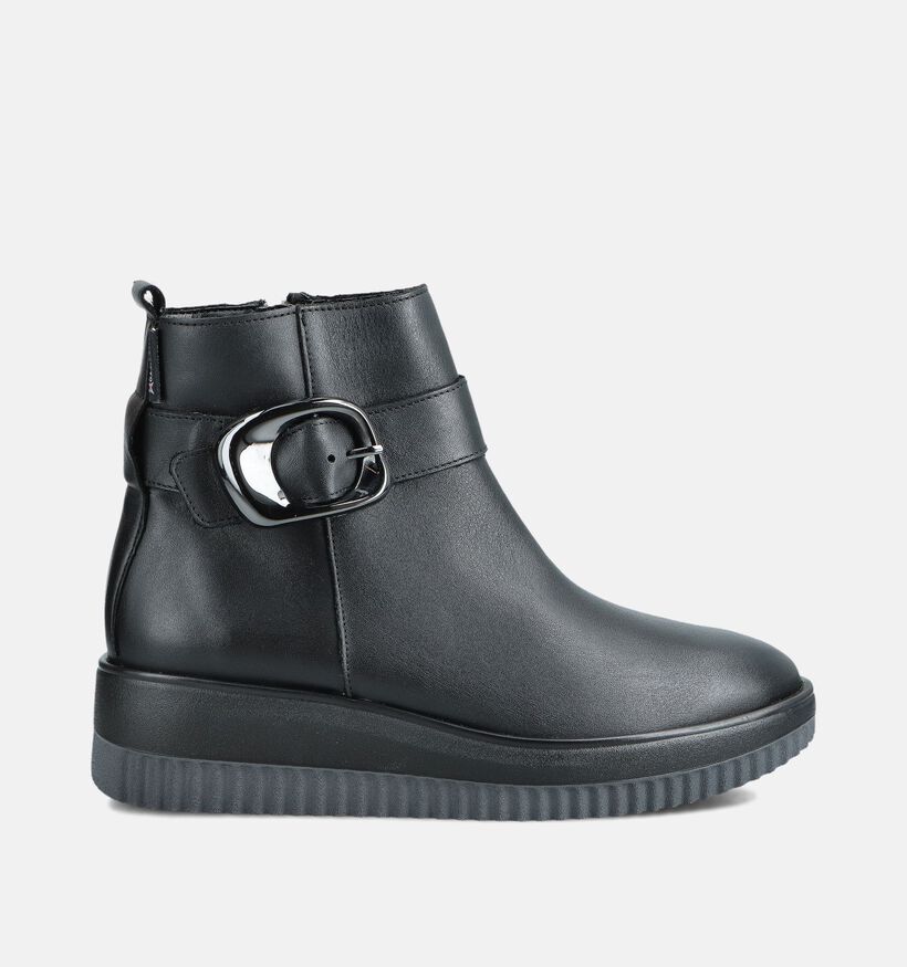 Mephisto Badia Bottines plates en Noir pour femmes (362822) - pour semelles orthopédiques