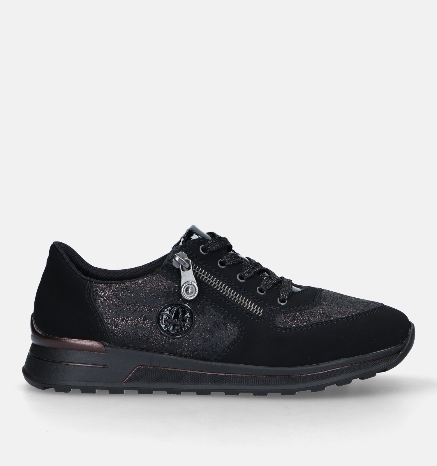Rieker sneakers hotsell zwart