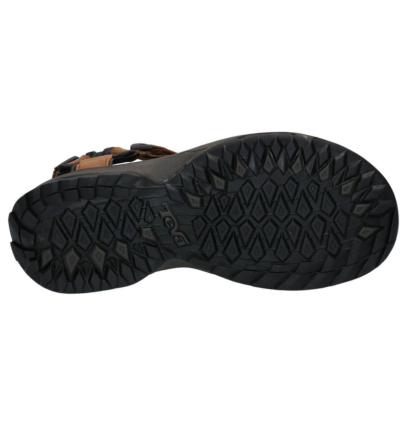 Teva Terra Sandales en Noir en cuir (289141)