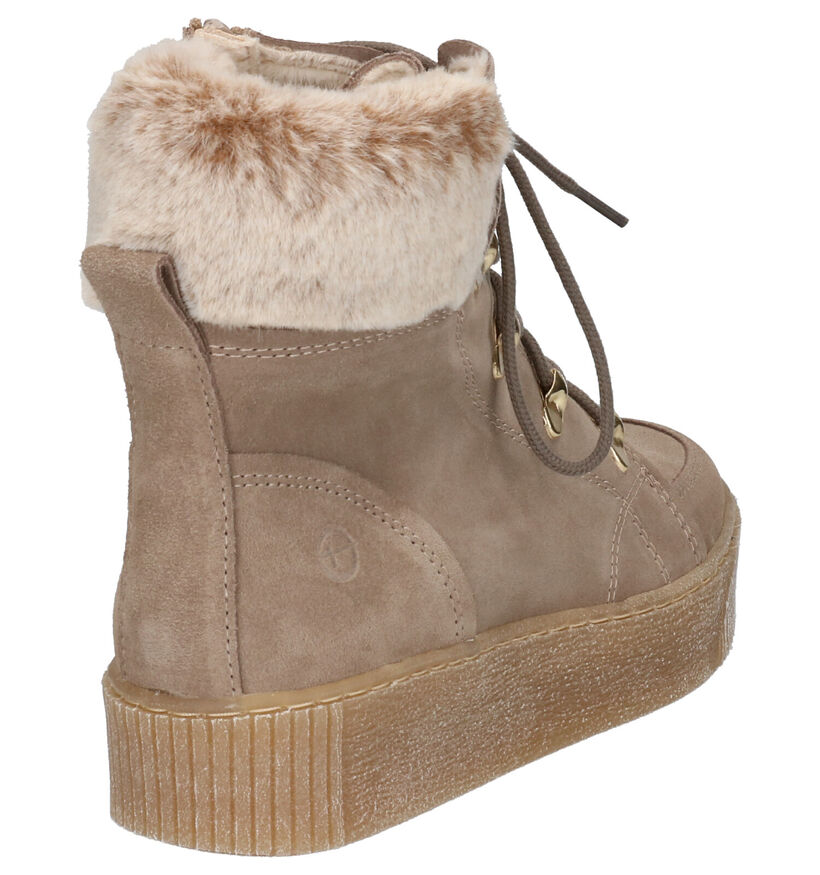 Tamaris Gele Boots in daim (261555)
