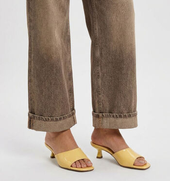Tamaris Slippers Geel