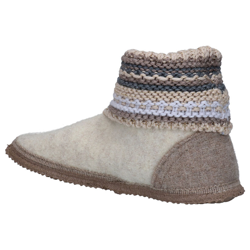 Giesswein Kiel Blauwe Hoge pantoffels voor dames (349152)