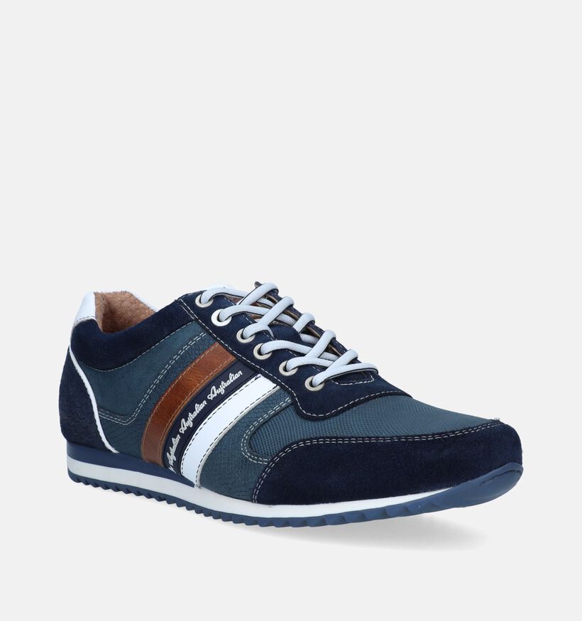 Australian Camaro Chaussures à lacets en Bleu pour hommes (337774) - pour semelles orthopédiques