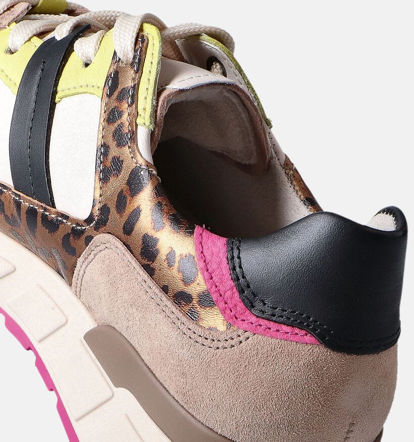 Gabor OptiFit Beige Sneakers voor dames (355095) - geschikt voor steunzolen