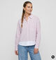 Sisters Point Edna Chemise en Rose/Blanc pour femmes (381184)