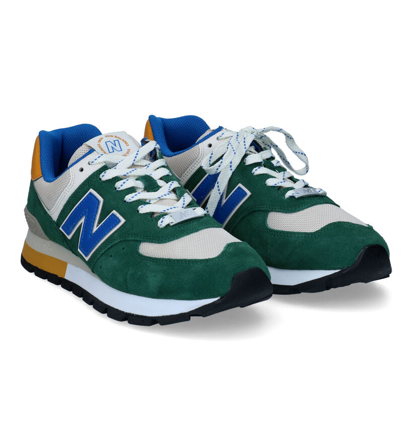 New Balance ML574 Baskets en Bleu pour hommes (301742) - pour semelles orthopédiques