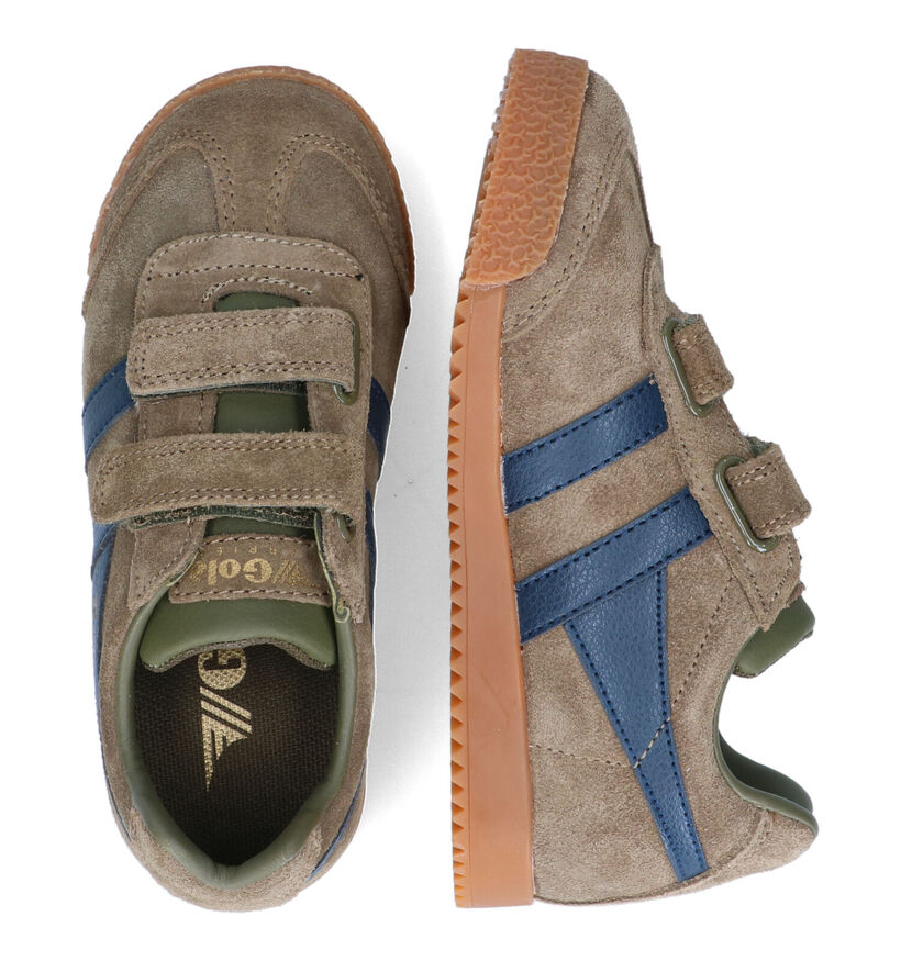 Gola Harrier Strap Baskets en Bleu pour filles, garçons (335822)