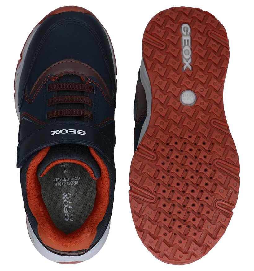 Geox Bernie Chaussures à Velcro en Noir en simili cuir (288718)