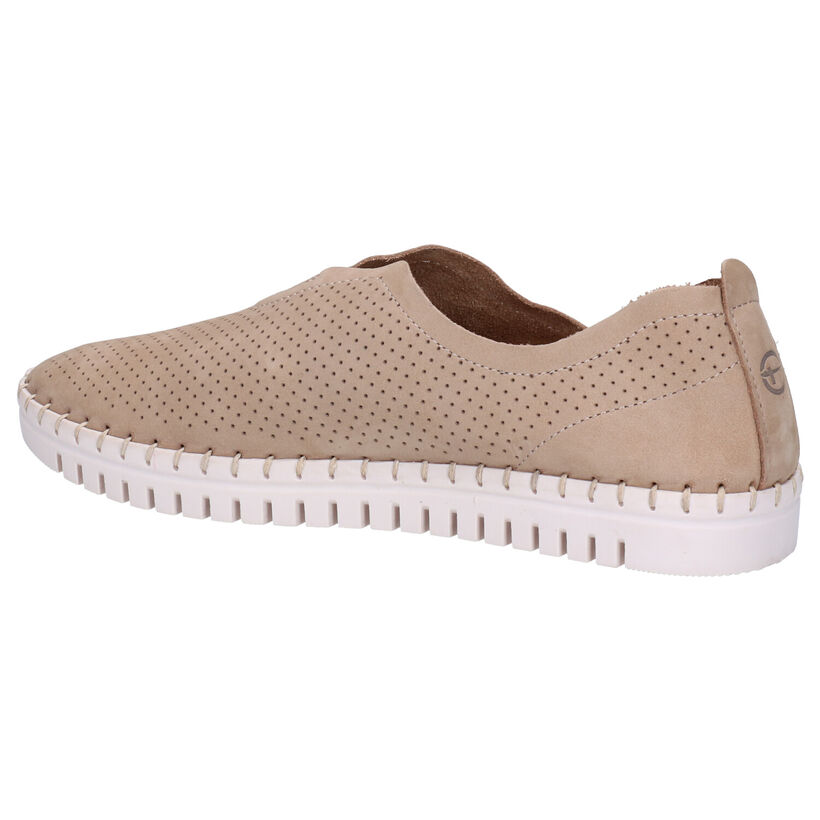 Tamaris Blauwe Instappers in nubuck (277351)