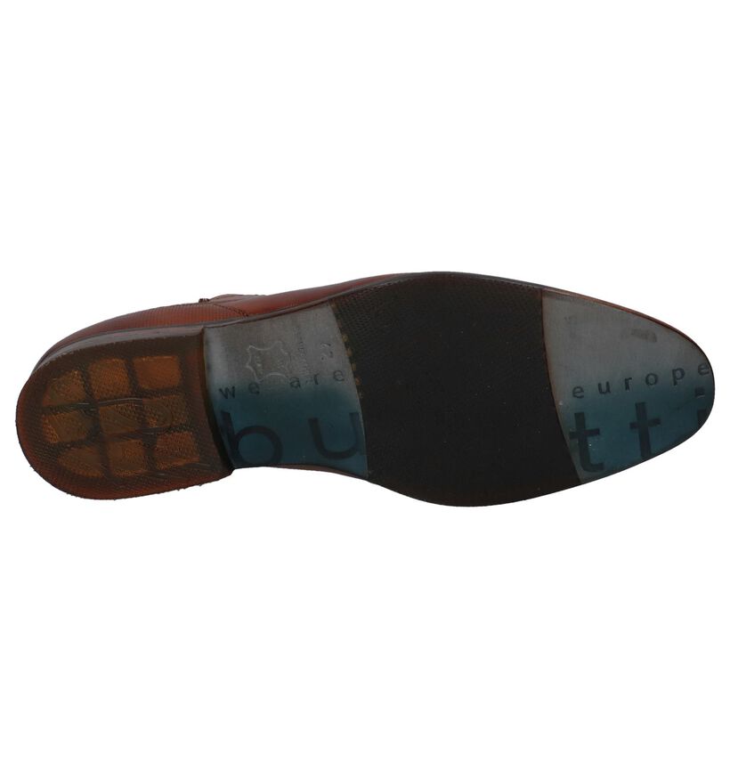 Geklede Veterschoen Bugatti Cognac, , pdp