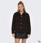 Vero Moda Curve Jamie Corduroy Chocoladebruine Shacket voor dames (378120)