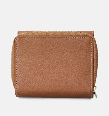 Crinkles Portemonnees Zwart/Wit/Oranje/Beige/Goud/Cognac/Groen/Grijs