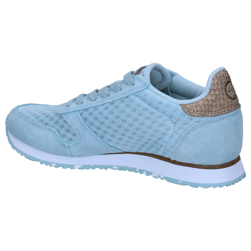 Woden Ydun Gele Sneakers in daim (286980)