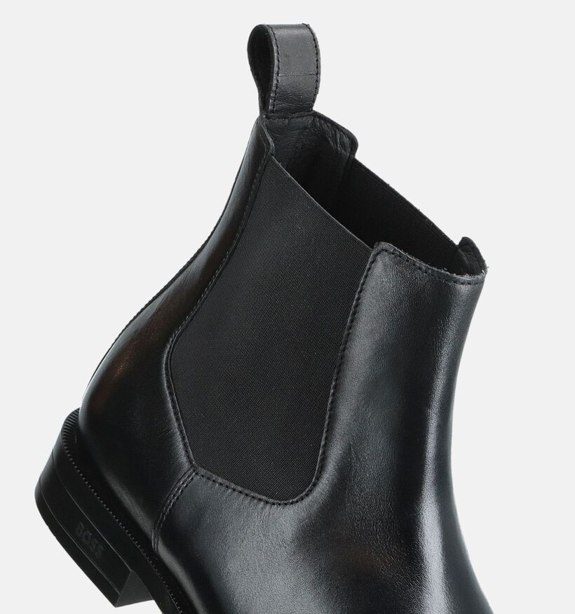 BOSS Bottines Chelsea en Noir pour hommes (361751) - pour semelles orthopédiques