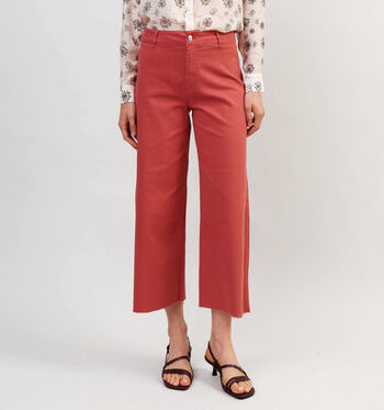 Vero Moda Pantalons Rouge