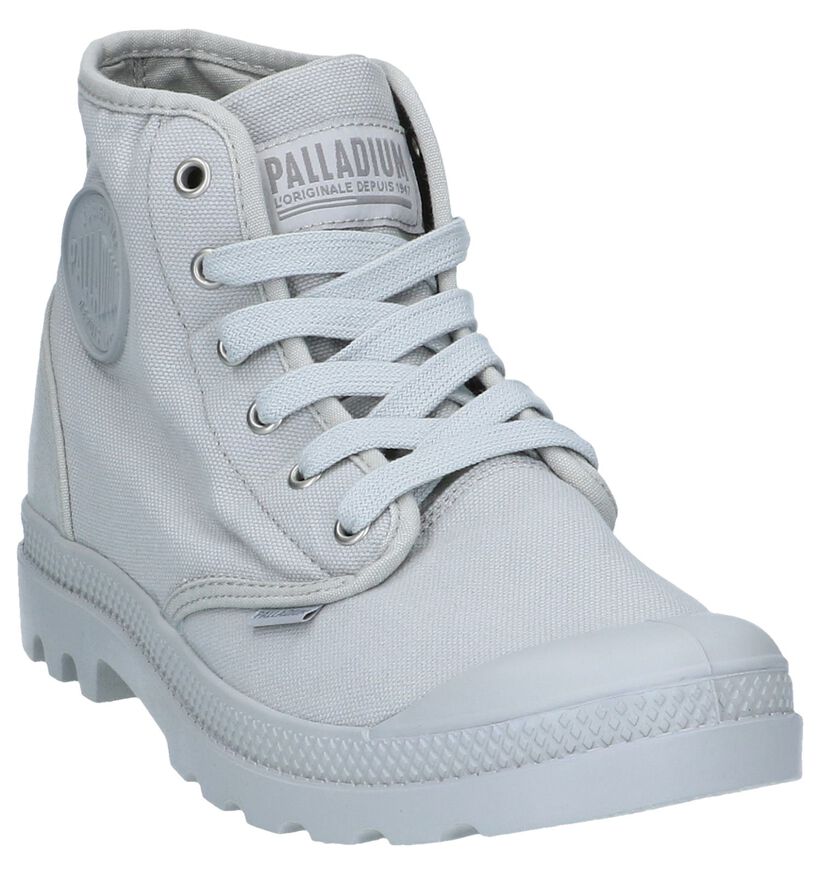 Lichtgrijze Boots Palladium Pampa Hi in stof (244069)