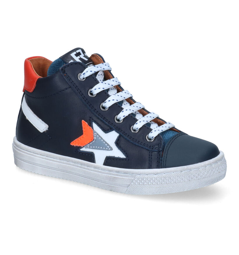 FR by Romagnoli Chaussures hautes en Bleu foncé pour garçons (314513) - pour semelles orthopédiques