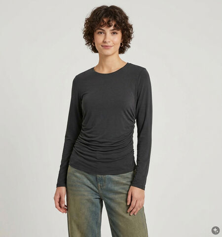 Vila T-shirts Zwart/Bruin/Groen