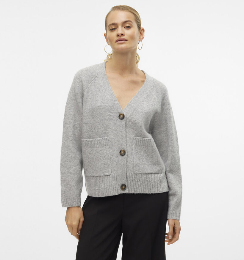 Vero Moda Boom Gilet en Gris pour femmes (361256)